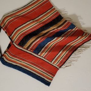 WOMENS multi colored print pancho